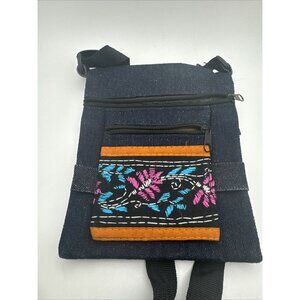 Denim Crossbody Bag Purse Small Pockets. GR60